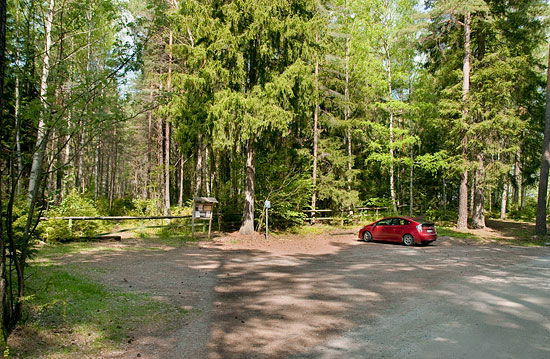 Parkeringsplats, Fageruddsåsen