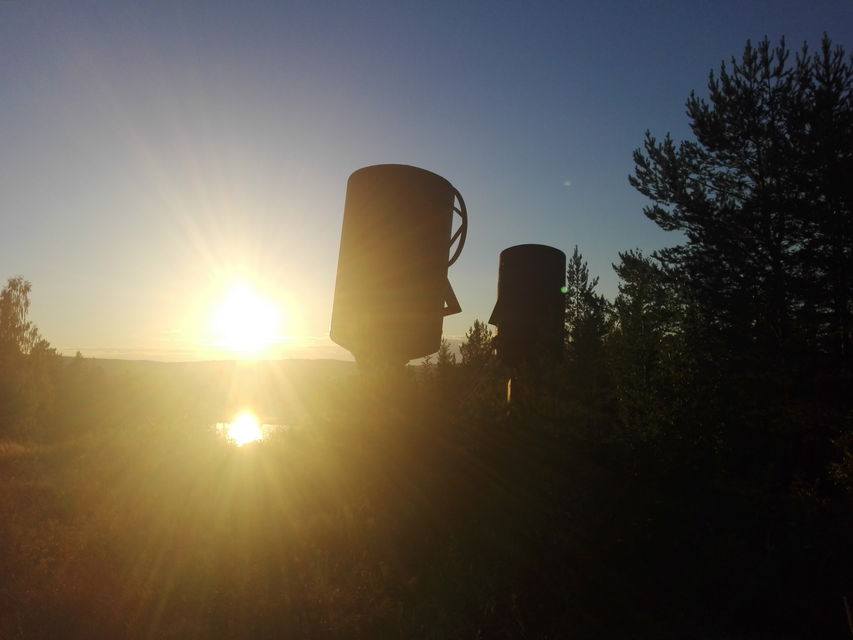 Solnedgång över Jättarna