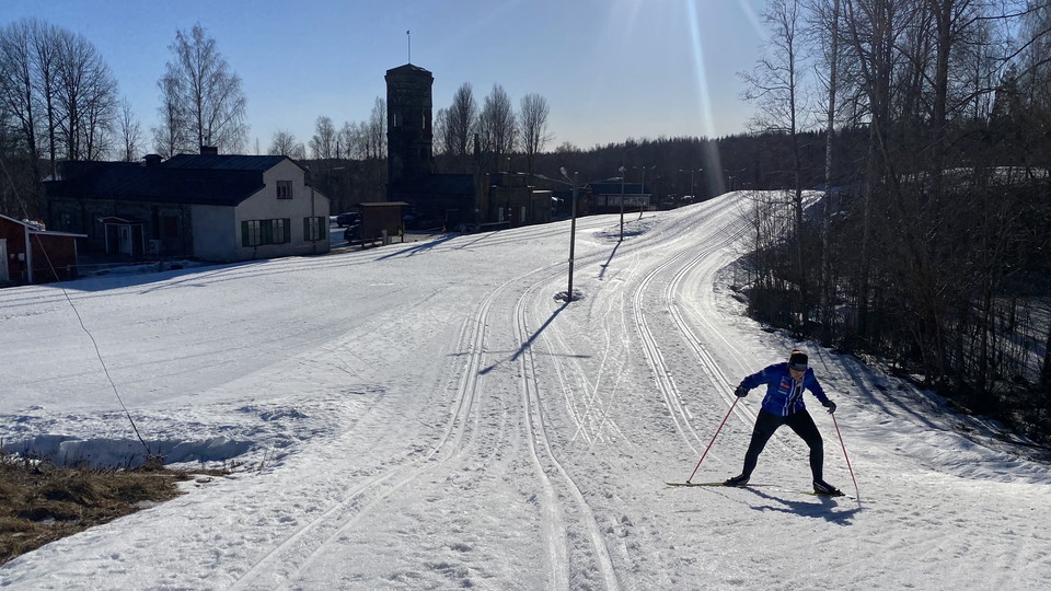 Klackberg - Skida i ett historiskt gruvområde