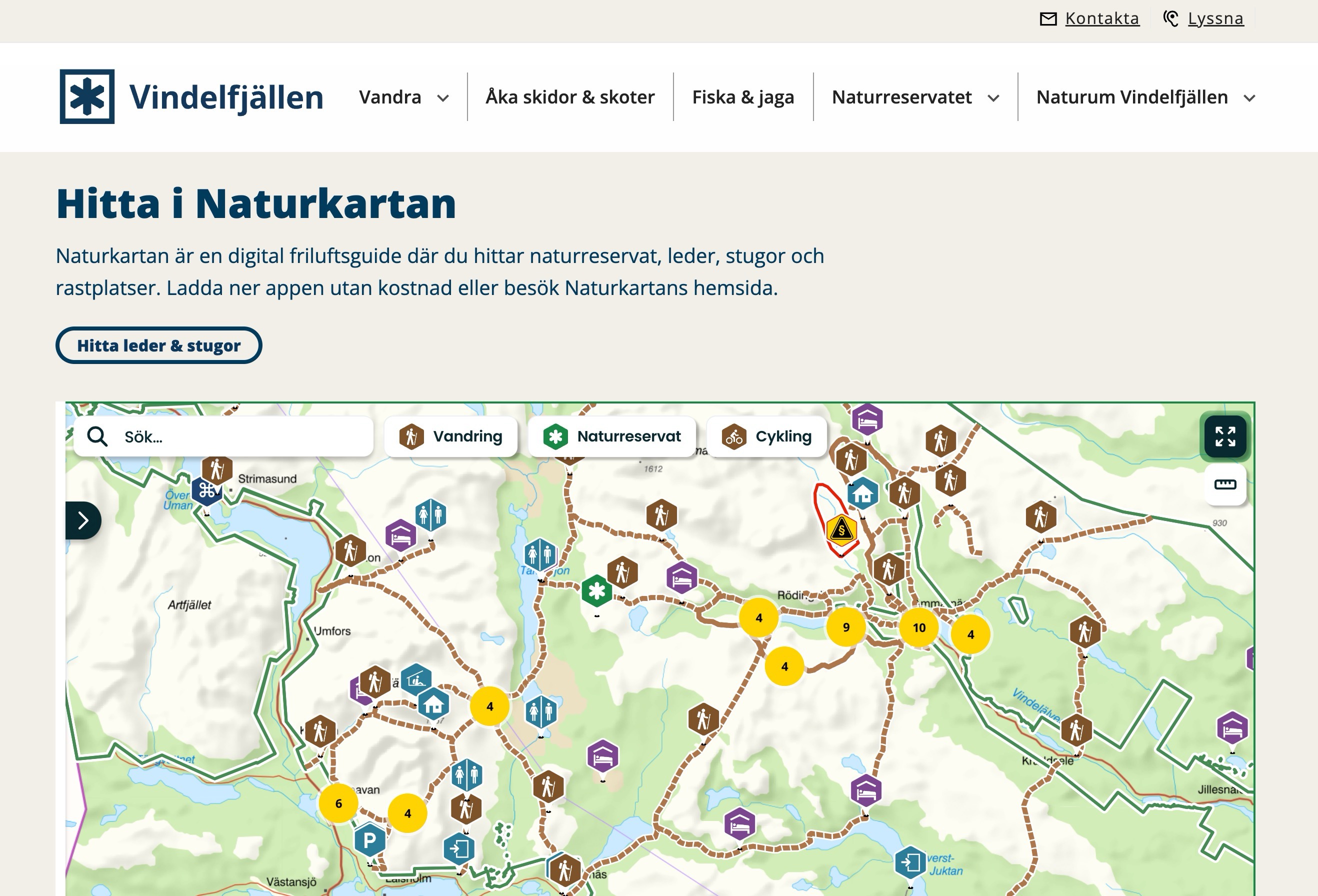 Nytt Webbinarium:  Så använder du inbäddade kartor för friluftsliv och naturturism