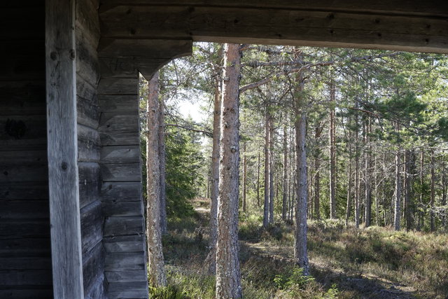 Stig till vindskydd, Faxberget