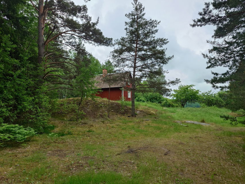Tältplats Stora Ladängen på Roslagsleden etapp 2
