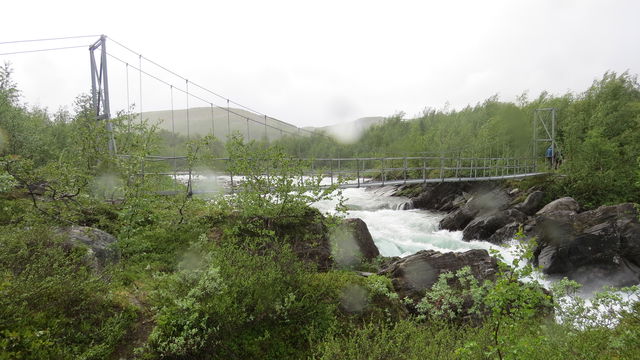 Suspension bridge Sieberjåhkå