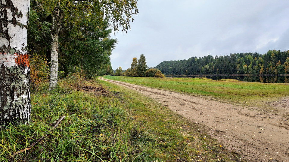 Flottarstigen vid starten i Färila