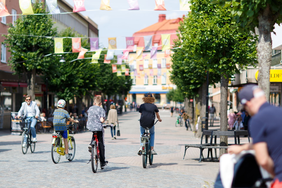 Köpmangatan i Katrineholm. Foto: Hanna Maxstad