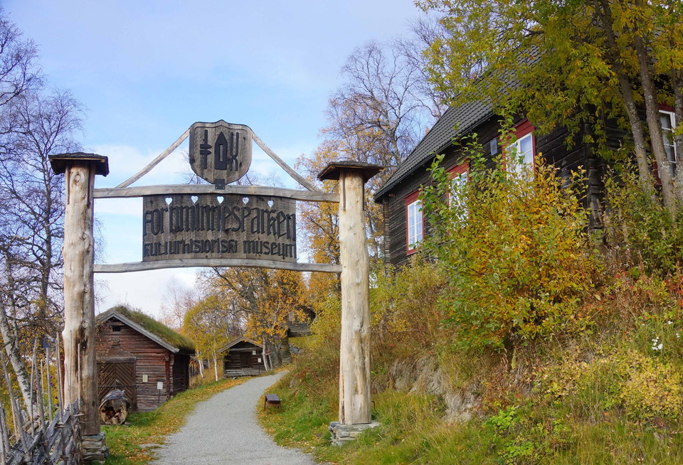 Fornminnesparkens portal i Funäsdalen