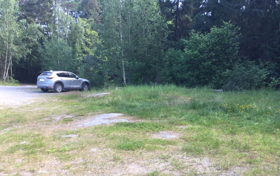 Besöksparkering till Laduddens naturreservat