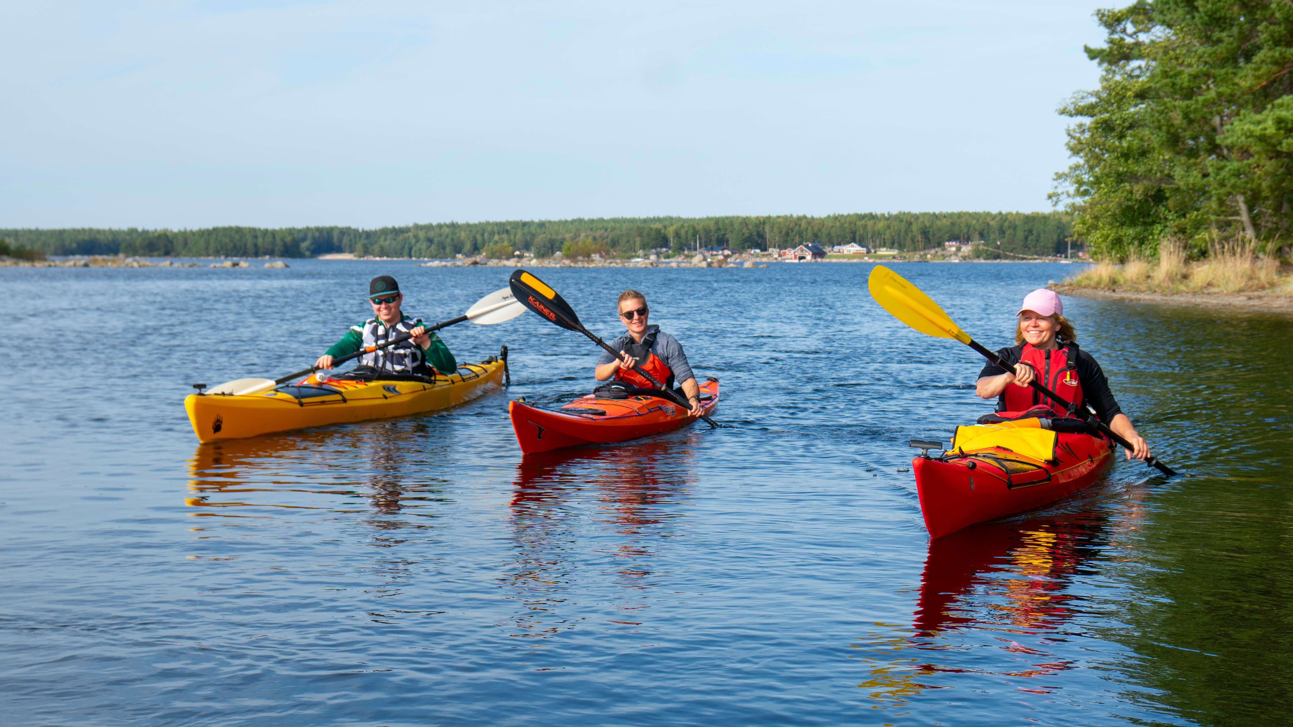 Paddling vid Svartsundsrännan