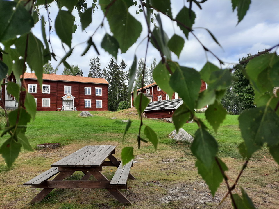 Start vid Ol-andersgården i Alfta / besökscentrum