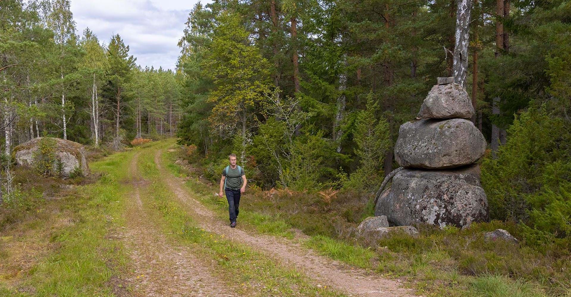 Skogsväg söder om Boxholm Etapp: Bocholm-Blåvik