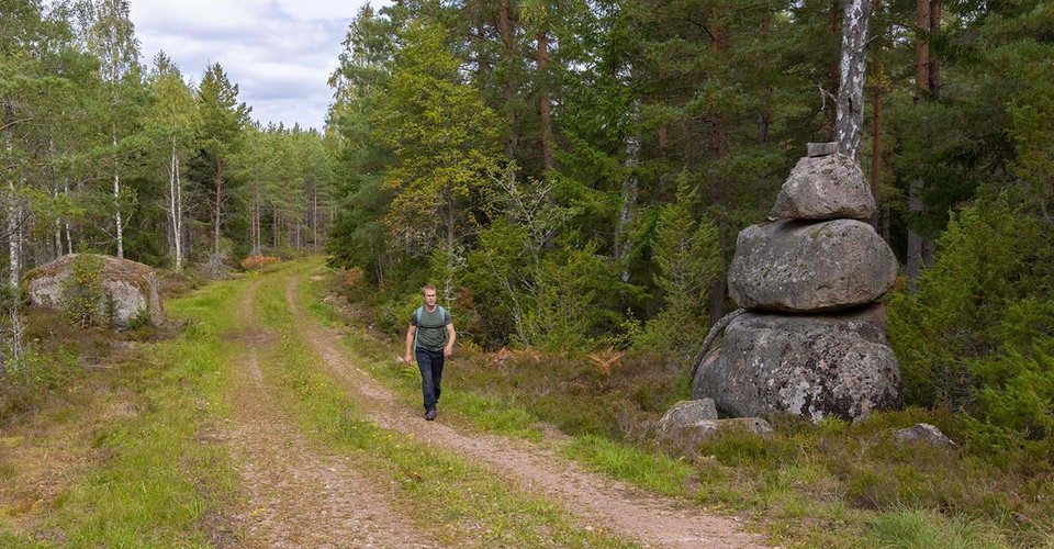 Skogsväg söder om Boxholm Etapp: Bocholm-Blåvik