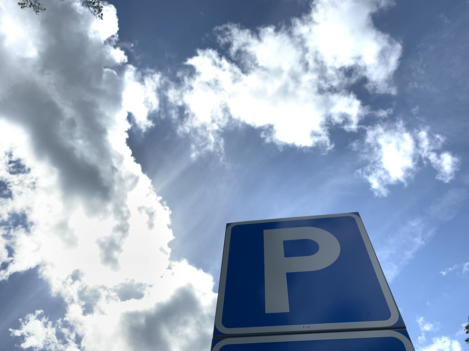 Parkeringsskylt. Foto: Åsa Dry Larsson.