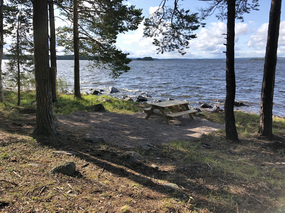 Rastplats på öns västra sida
