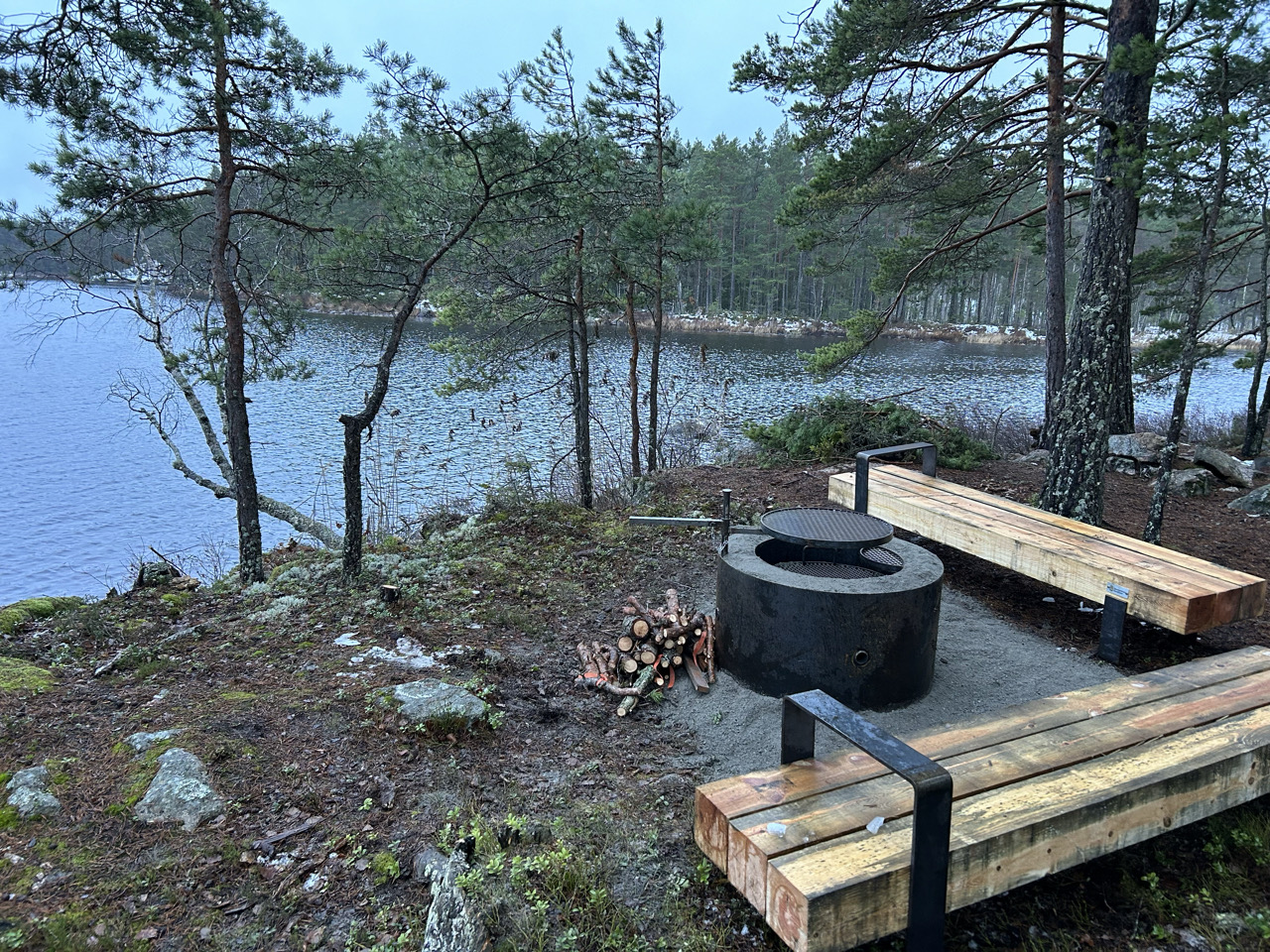 Eldplats västra stranden, Stora Envättern