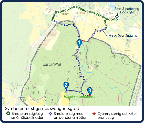 Promenad från Bögs gård i Sollentuna, Guide till tystnaden