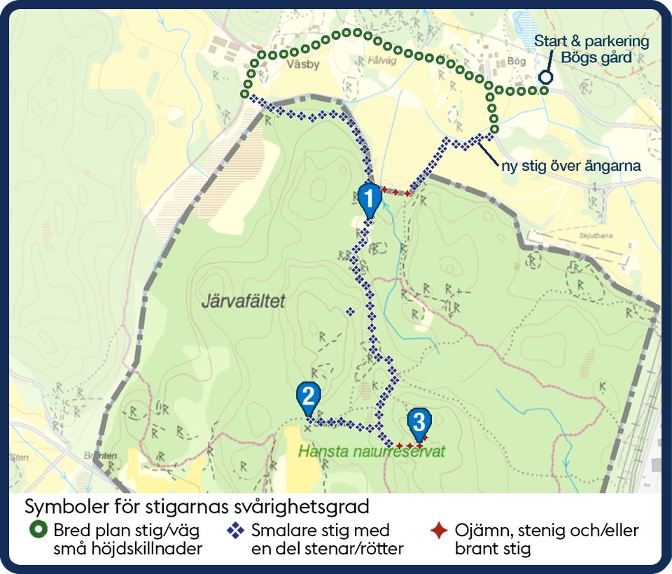 Promenad från Bögs gård i Sollentuna