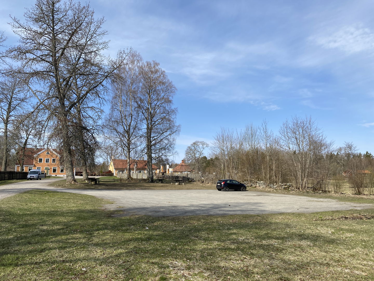 Parkering vid Lövstabruk