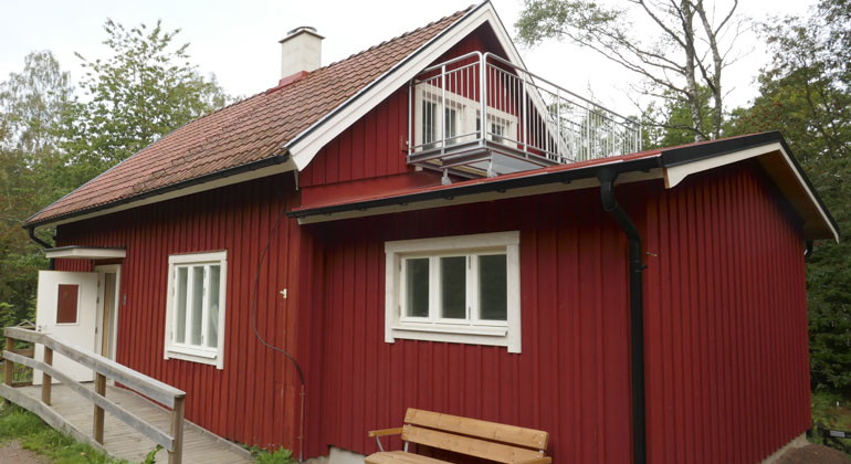 röd stuga