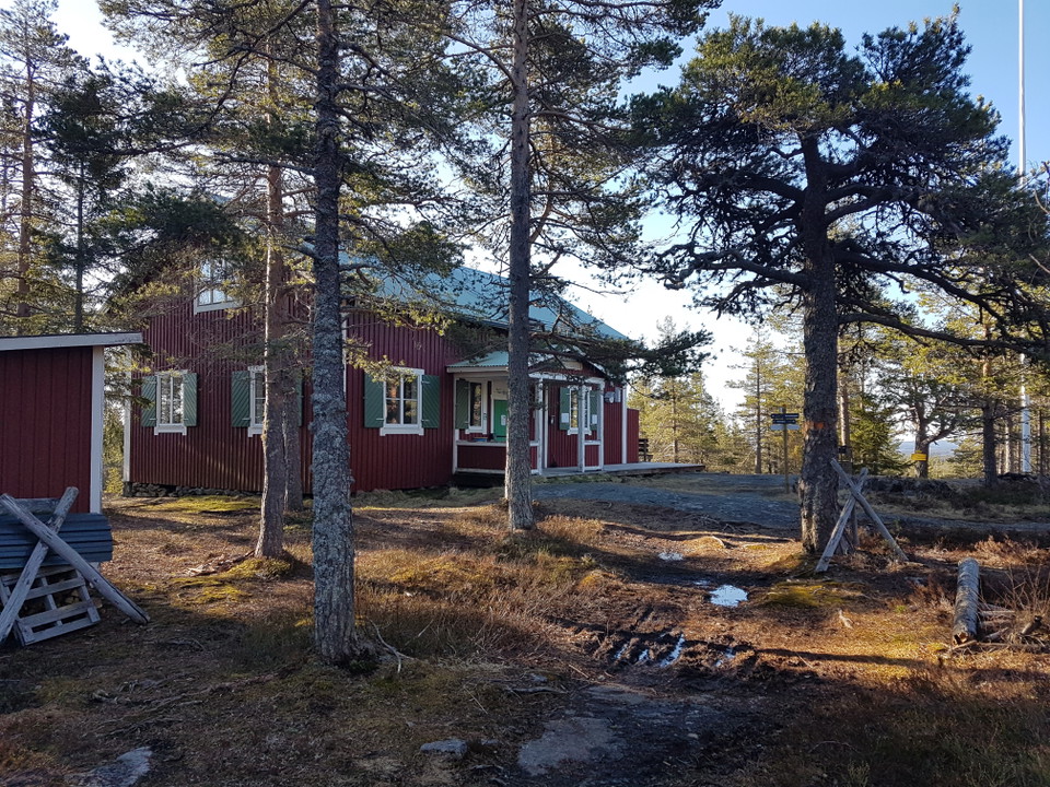 Fågelbergsstugan som serverar fika under vissa perioder av året