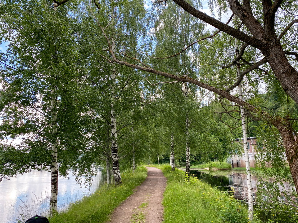 Vandringsled längs Dalälven.