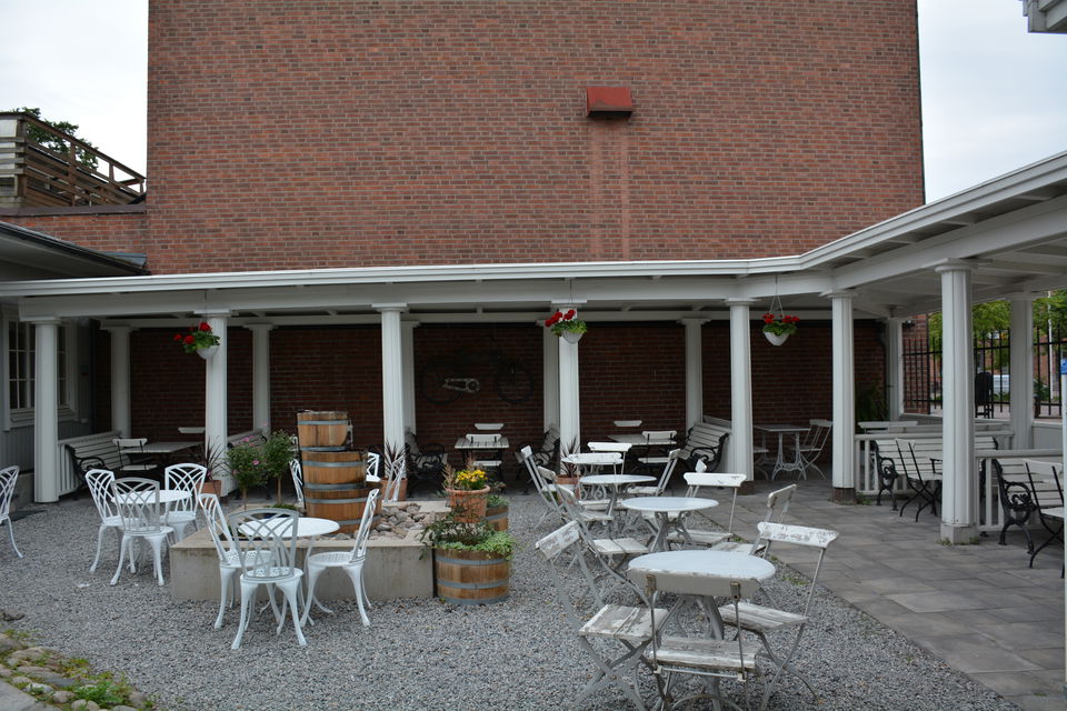 Innegården hos Nordells konditori