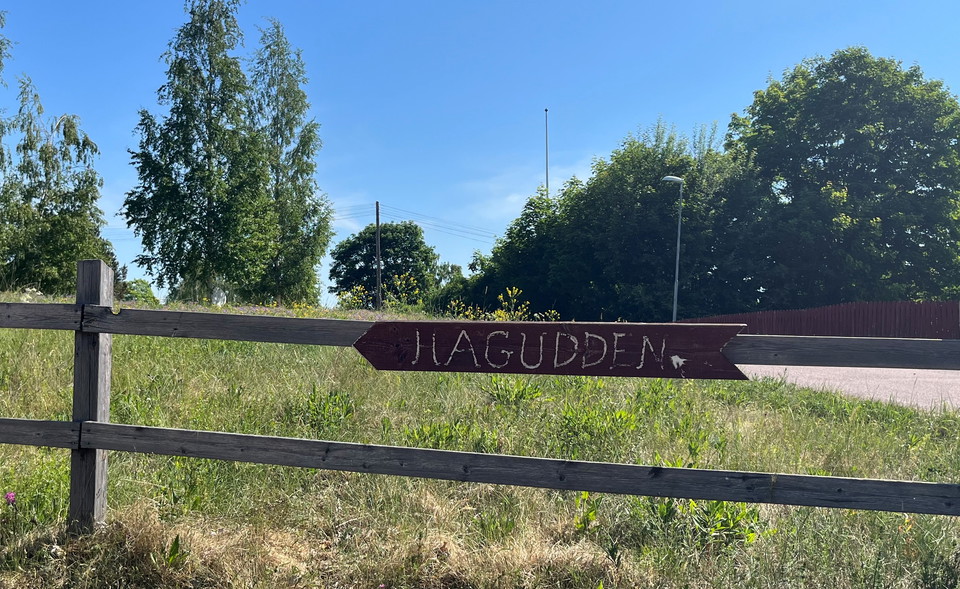 Skylt Hagudden
