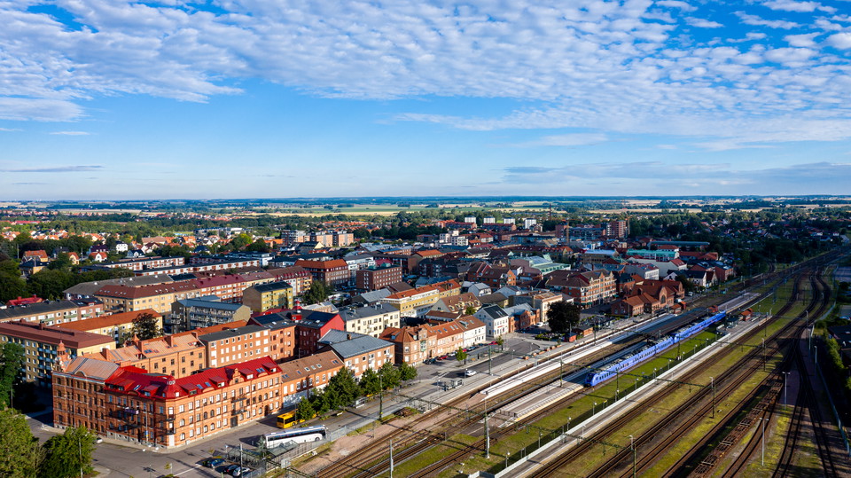Stadsvy Eslöv