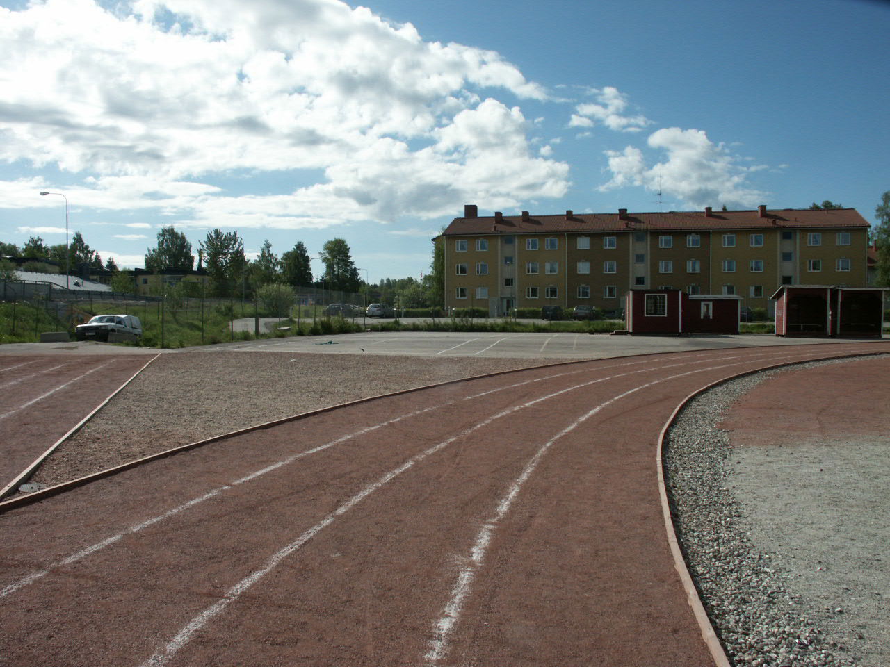 Löparbanor vid Matfors skol-IP