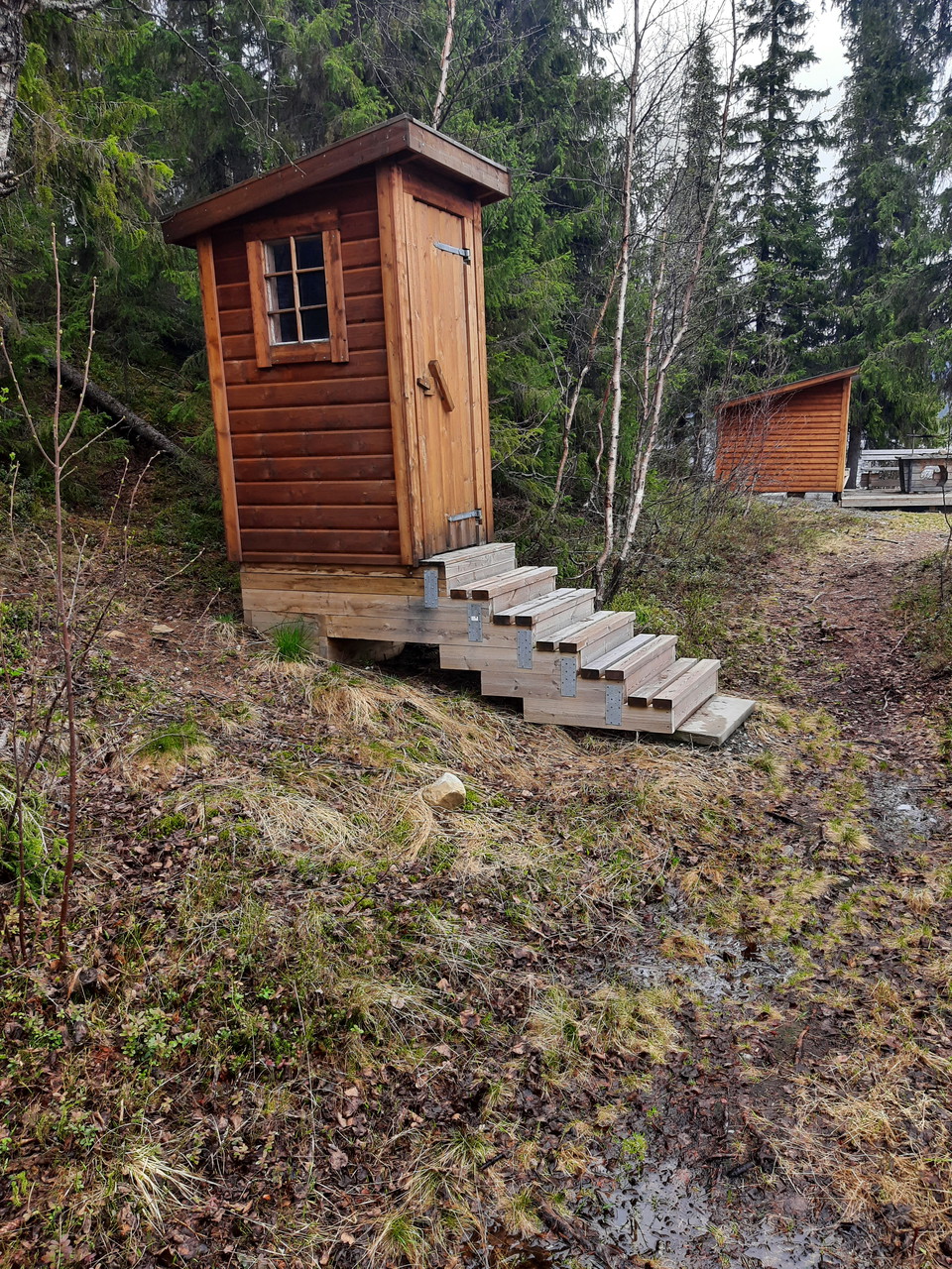 Dass vid vindskyddet.