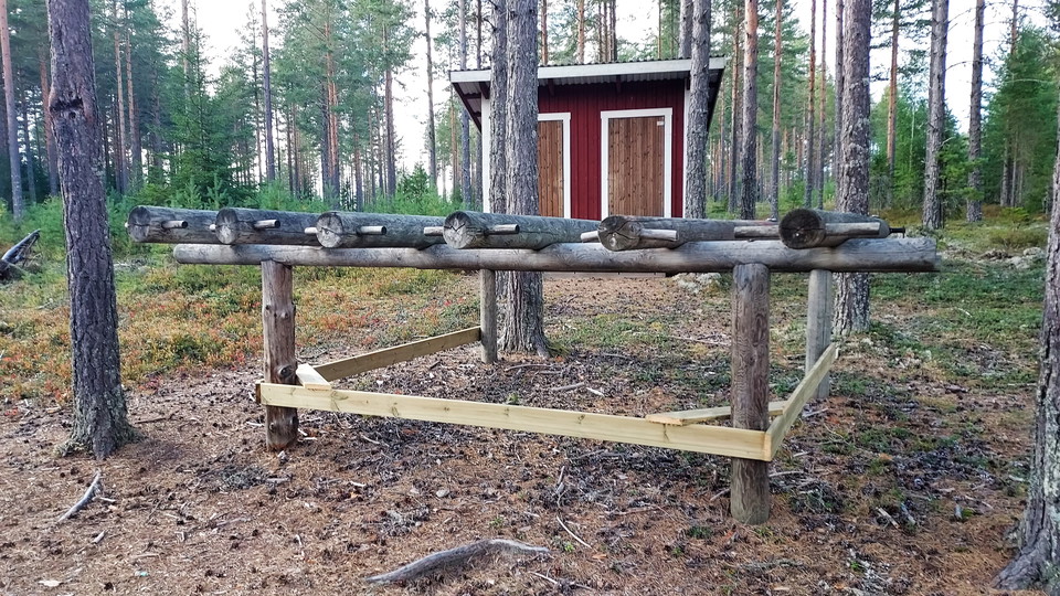 Utegym Färila vid elljusspåret