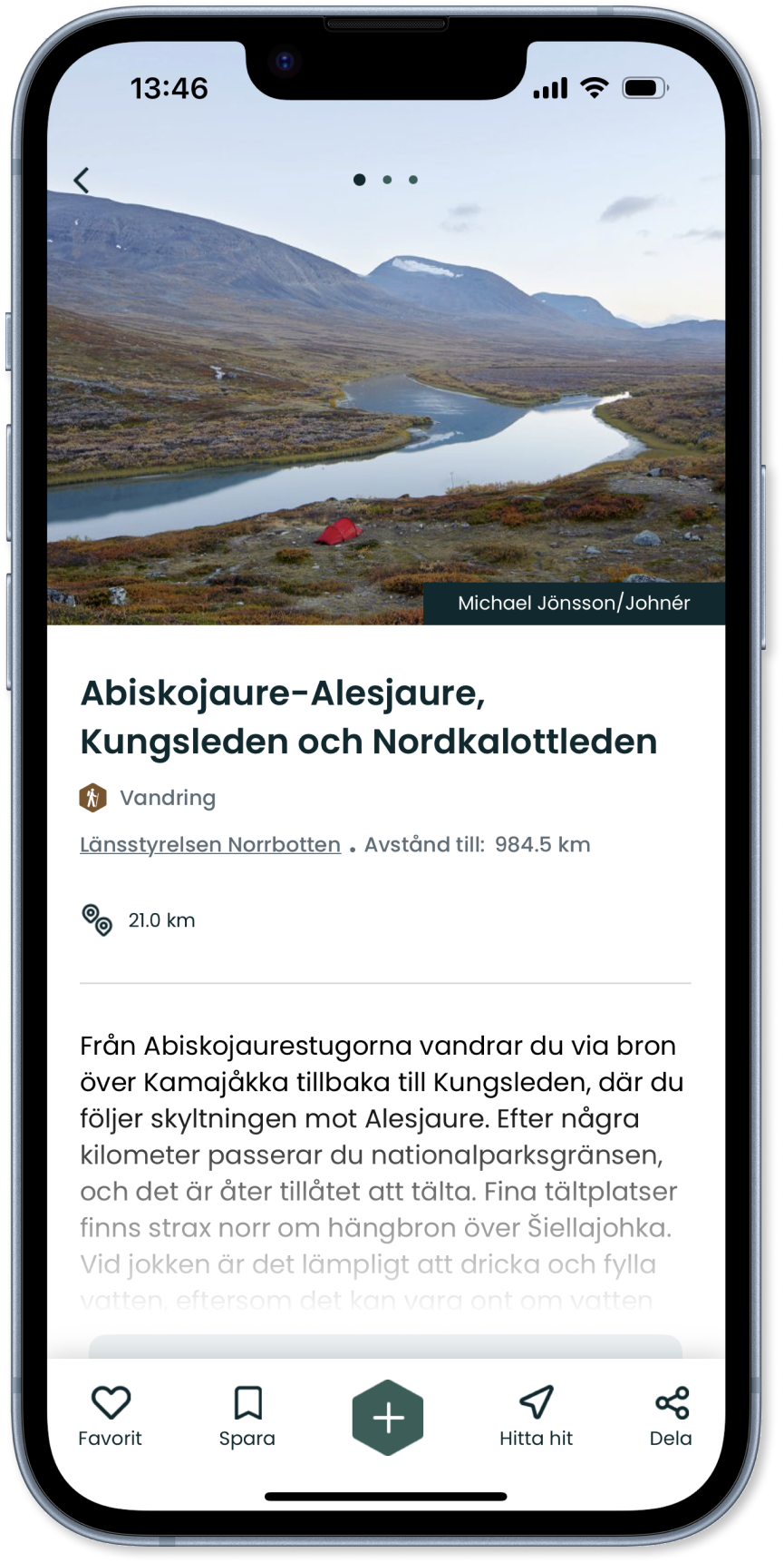 Spara och dela dina favoriter