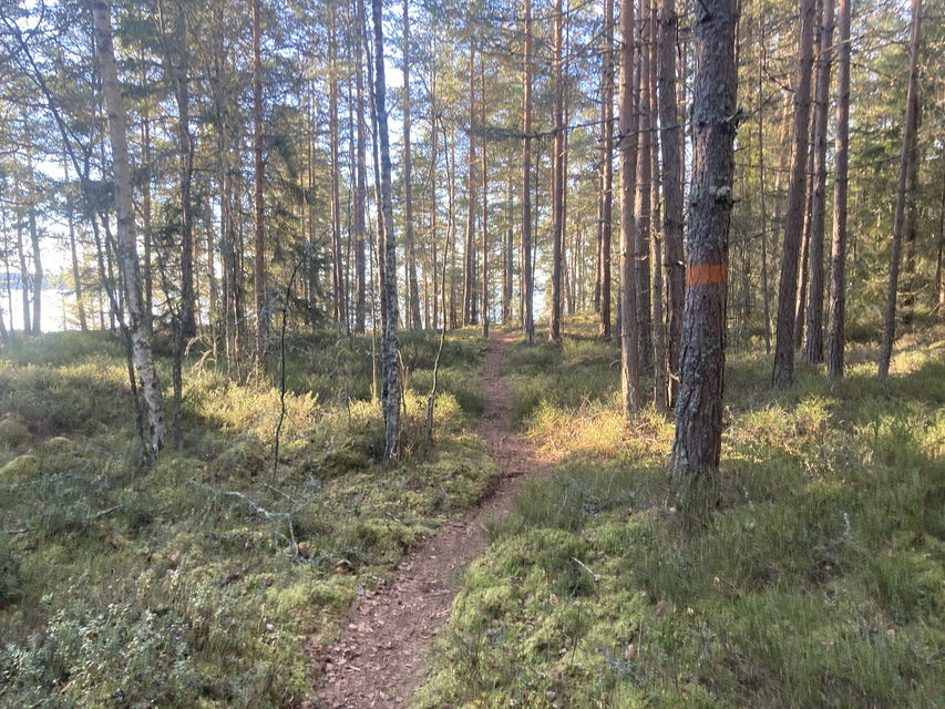 Stig från parkeringen Klåvudden - foto: Kersti Beck Larsson