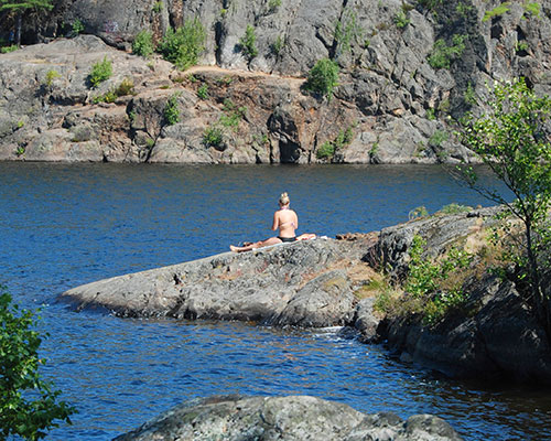 Gömmarens naturreservat - nära till vandring, fiske och ridning
