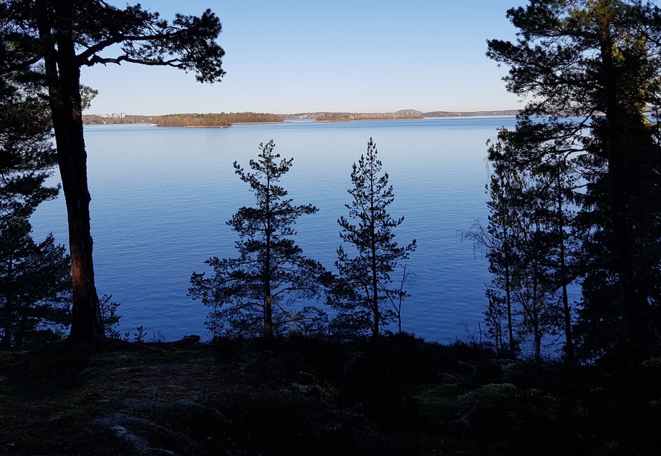 Utsikt mot Grönstaviken. Foto Lidingö stad