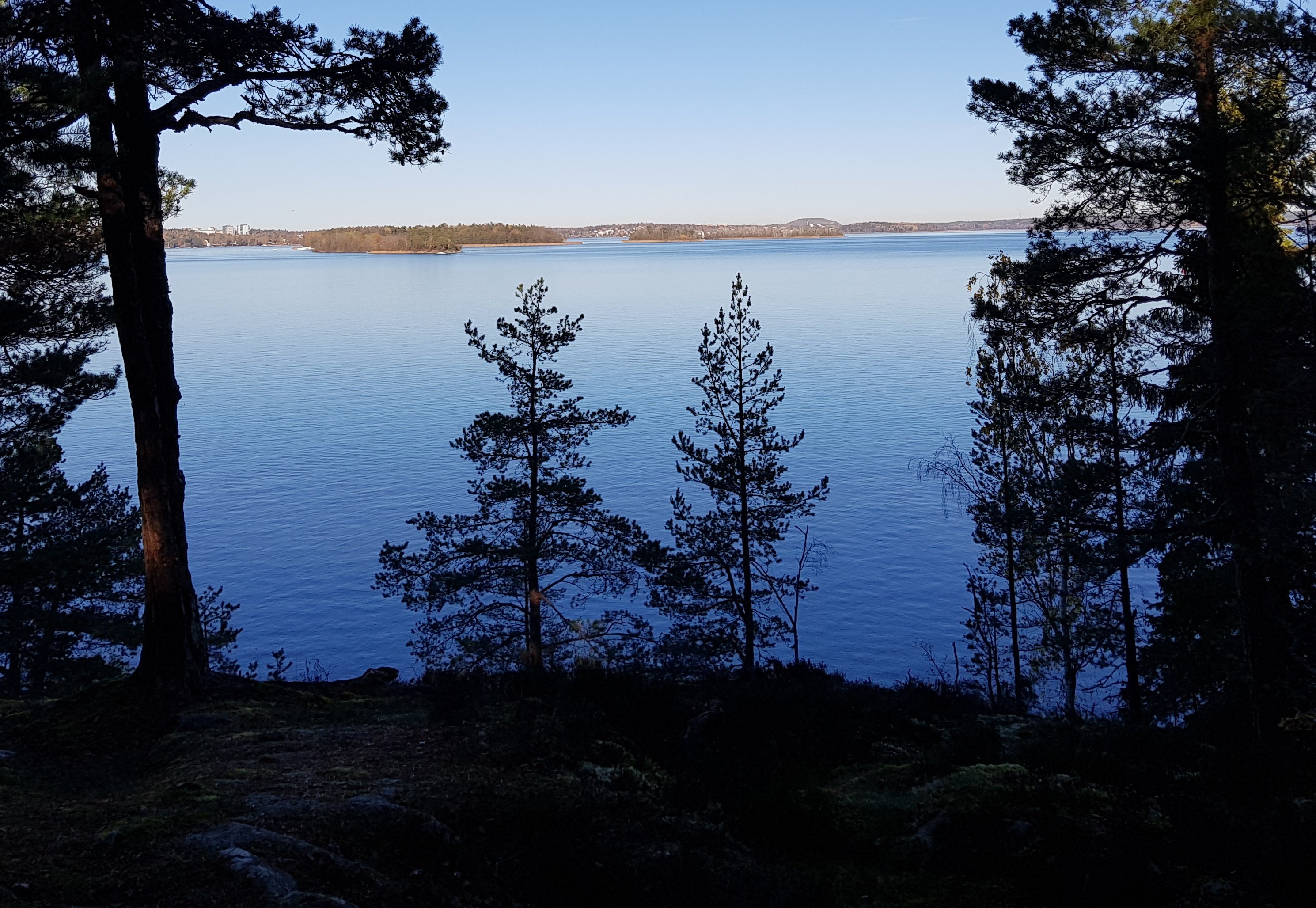 Utsikt mot Grönstaviken. Foto Lidingö stad