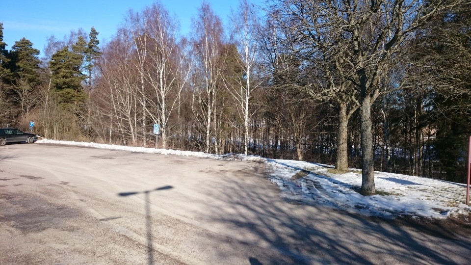 Stor parkering.