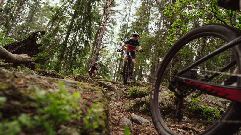 Västerås — Rönnby mountain biking trail (MTB Red)