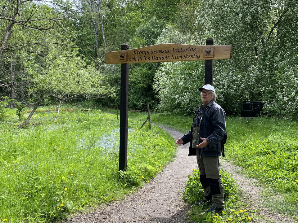 Kärleksstigen vid Isbladskärret.