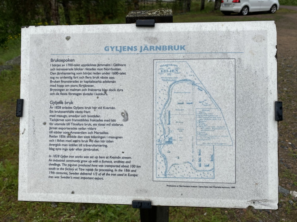 Information om Gyljens järnbruk
