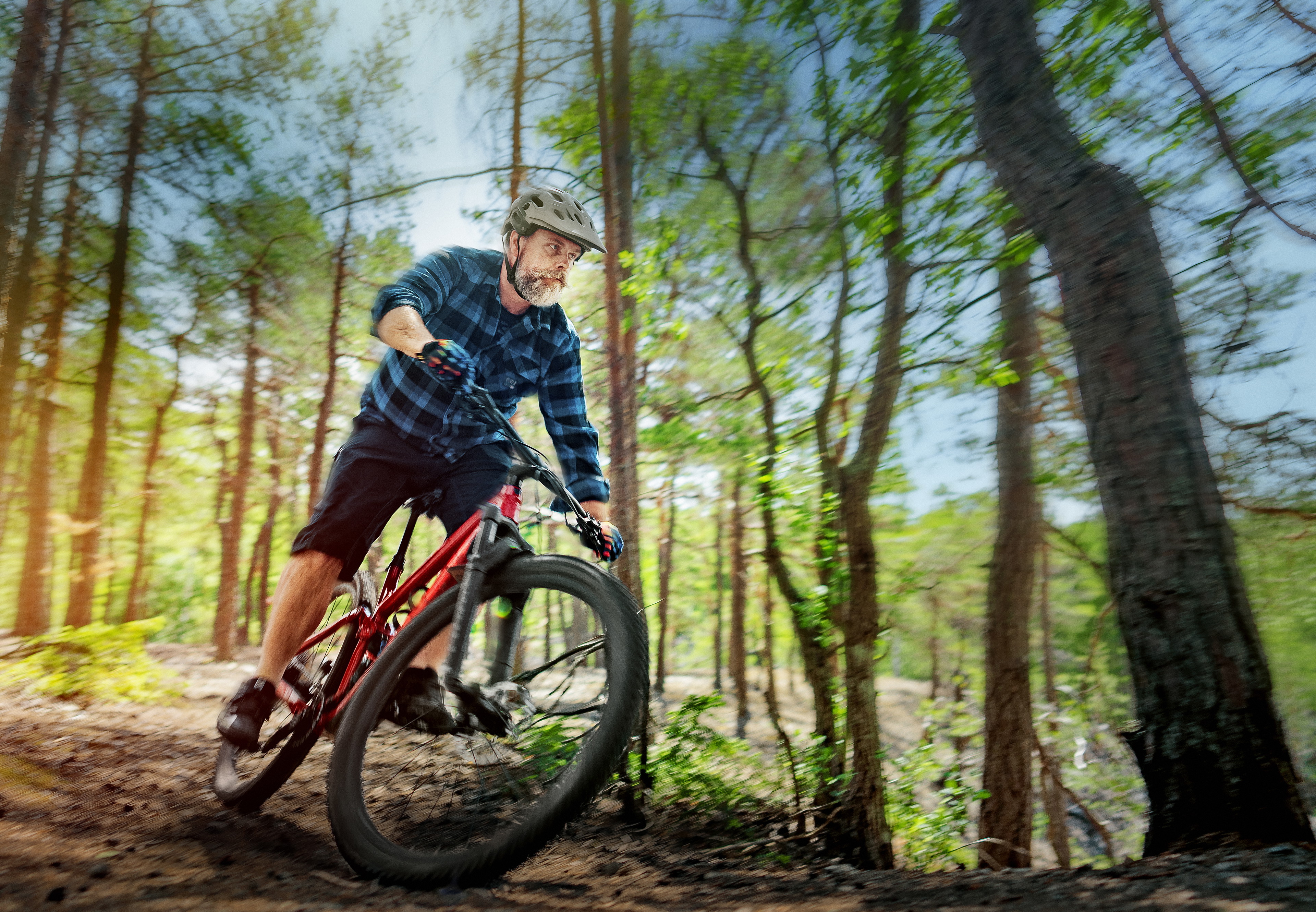 Knektleden – häftigt MTB-spår i unik gruvmiljö 