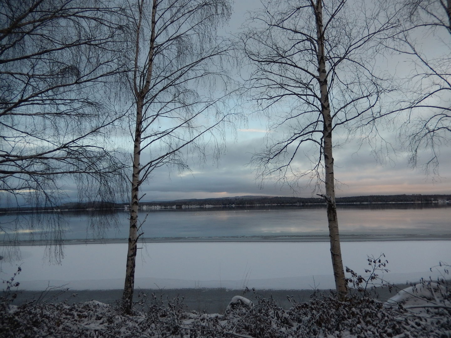 Vintervy över Norra Barken