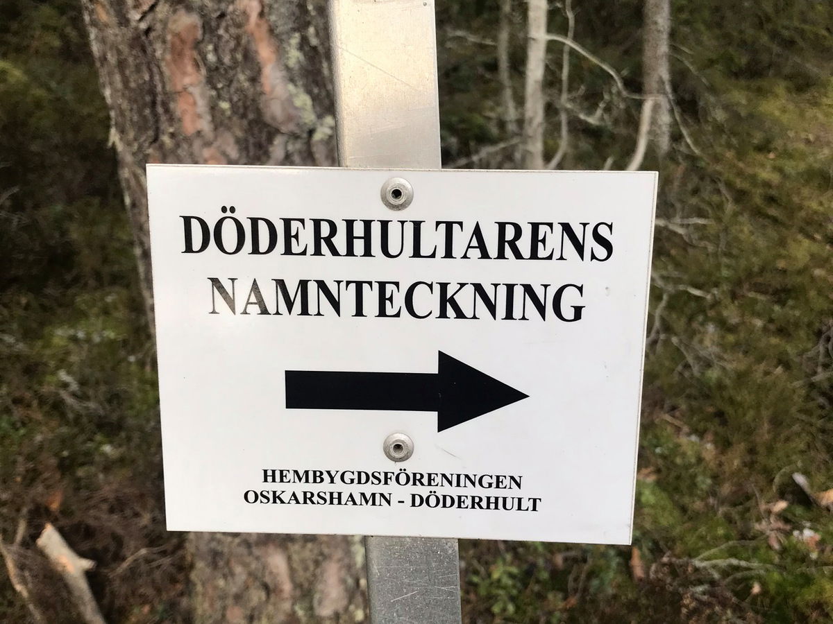 Döderhultarns namnteckning