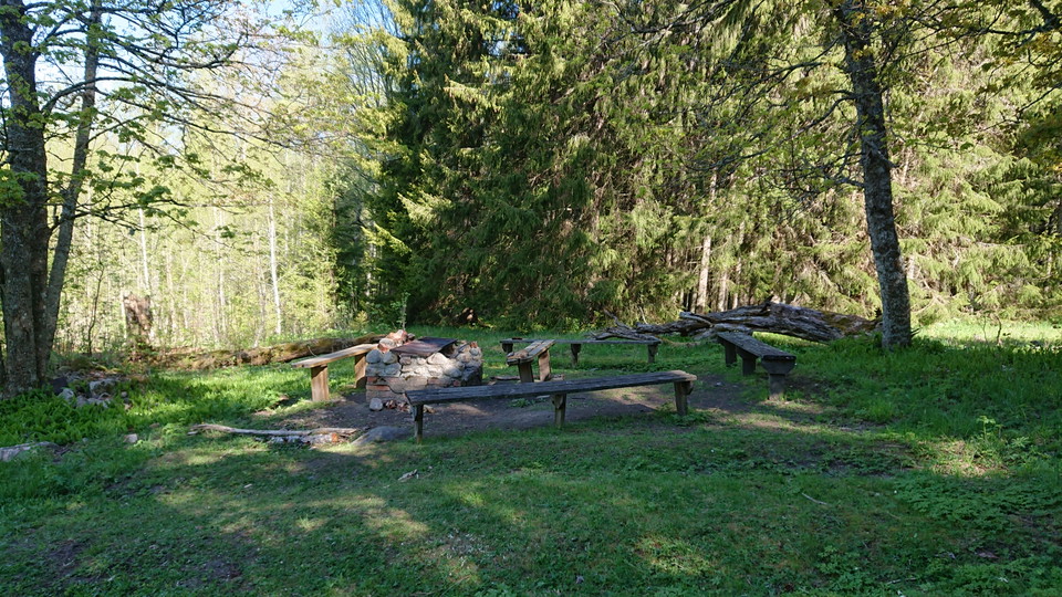 Grillplats vid Lindbostugan