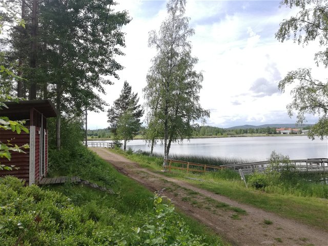 Badplats Kyrktjärn, Alfta