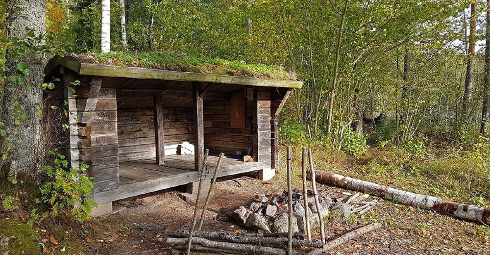 Vindskyddet vid Ösjön utefter sträckan Pålehult-Rimforsa
Kinda