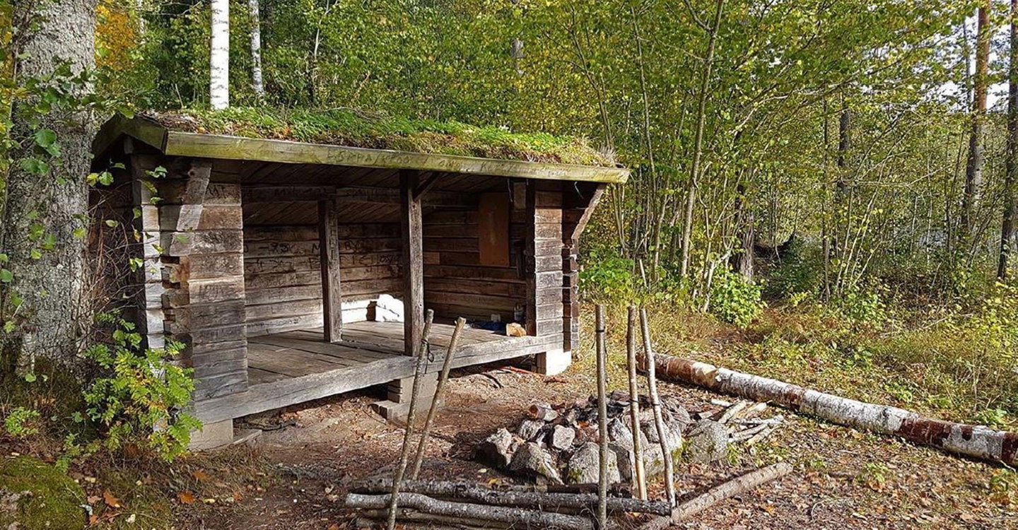 Vindskyddet vid Ösjön utefter sträckan Pålehult-Rimforsa
Kinda