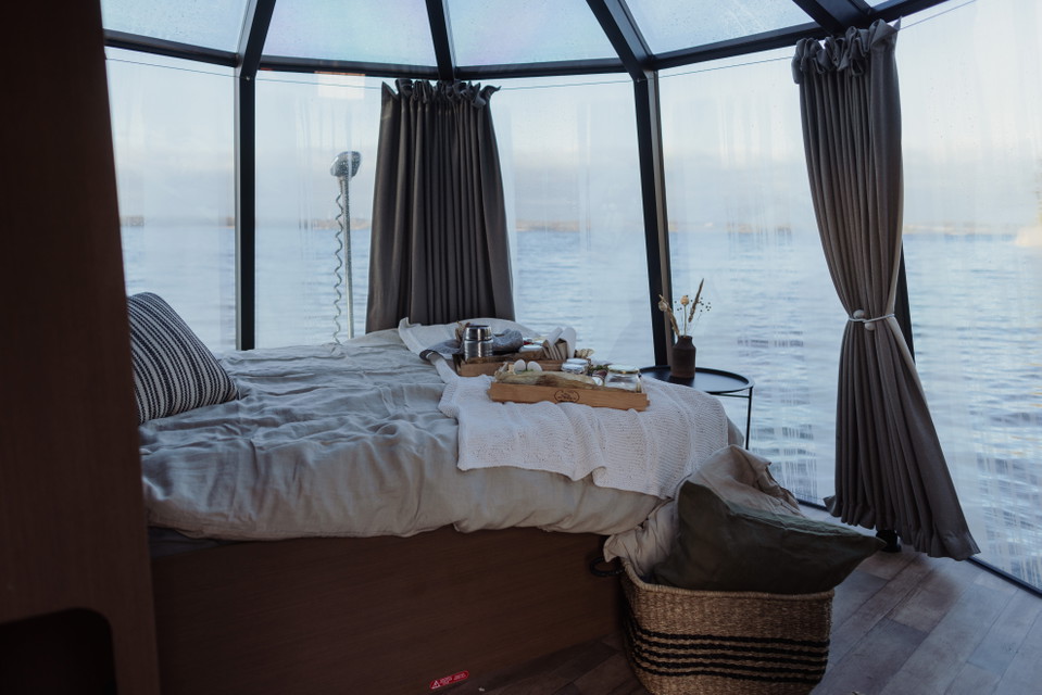 Yggdrasil Igloo Water Huts, boende i Blommeröd i Höör