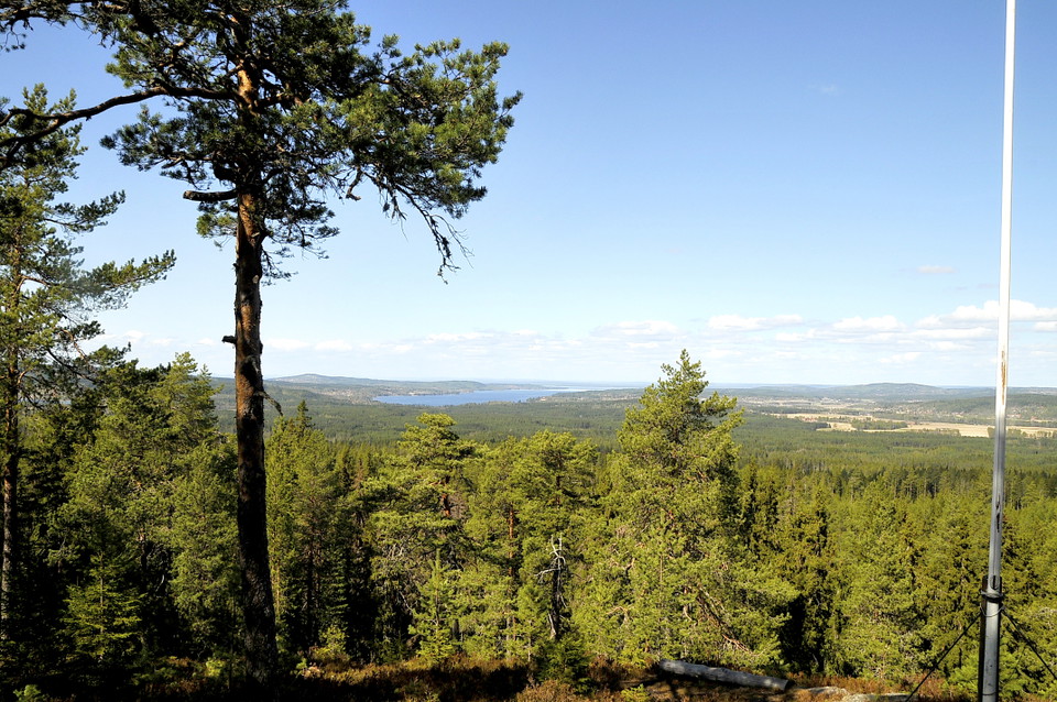 Vy norrut mot Siljan