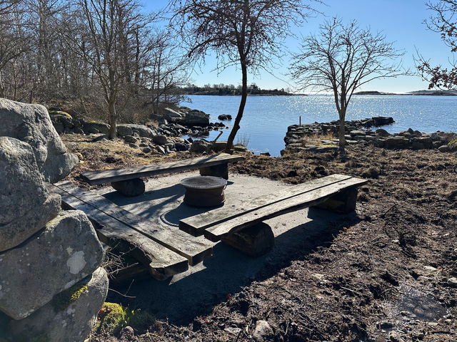 Eldstad, Eriksbergs stränder