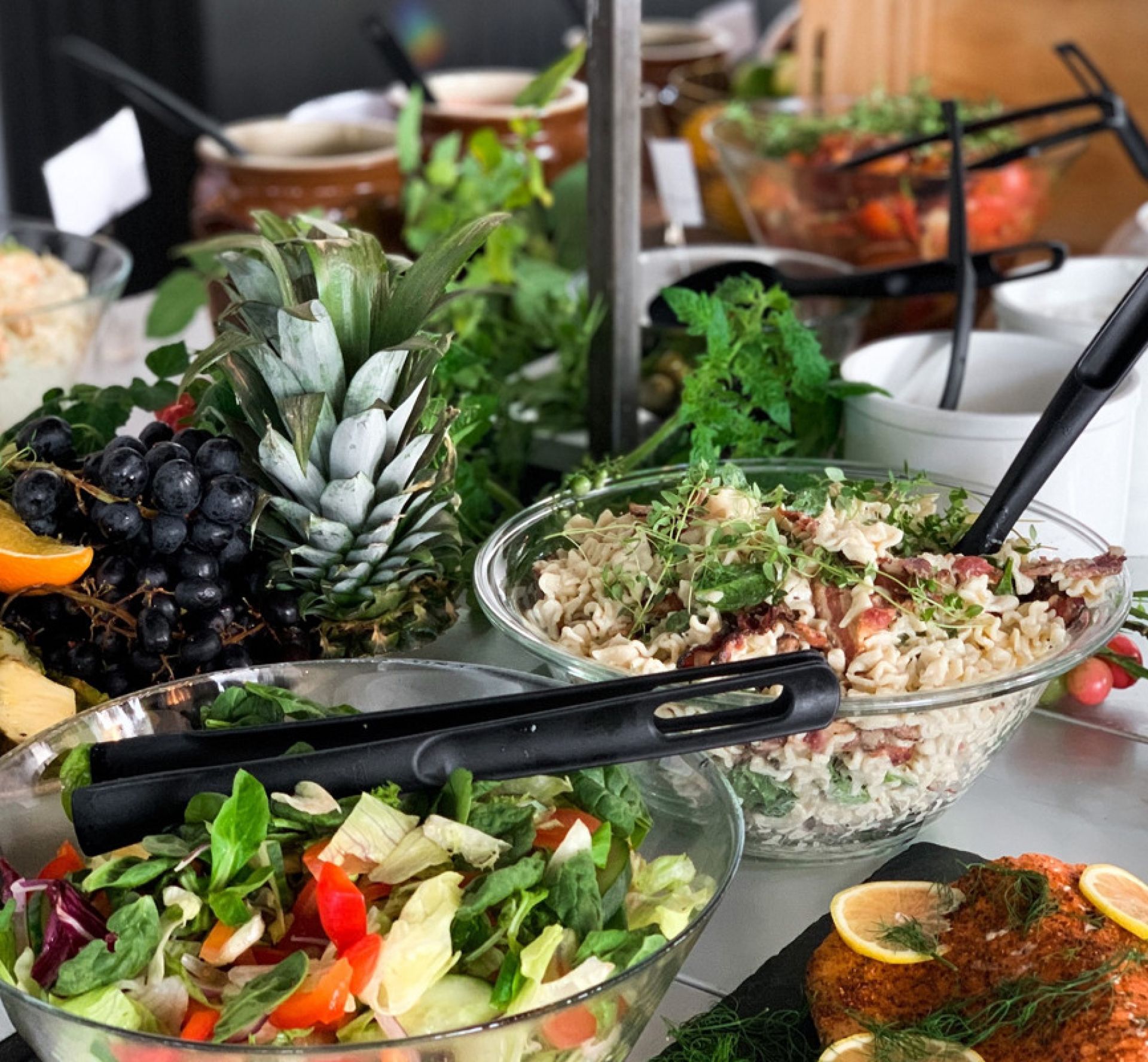 Salladsbuffé på Restaurang Axel i Kristinehamn